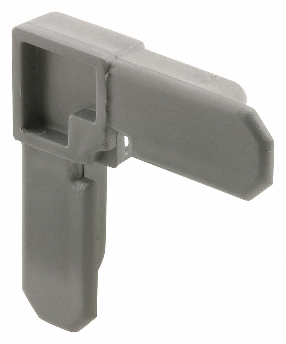 MAKETOFIT Frame Corners, Gray, Plastic, PK4 436C08PL 7718 Grainger