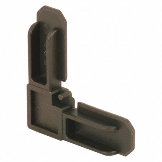 MAKETOFIT Frame Corners, Brown, Plastic, PK4 436C09PL 7719 Grainger