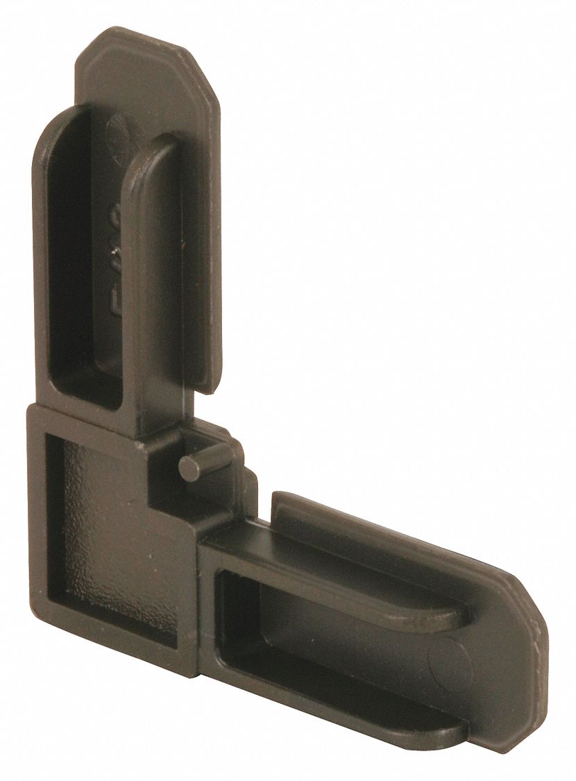 Frame Corners: Plastic, Painted, Brown, 4 PK