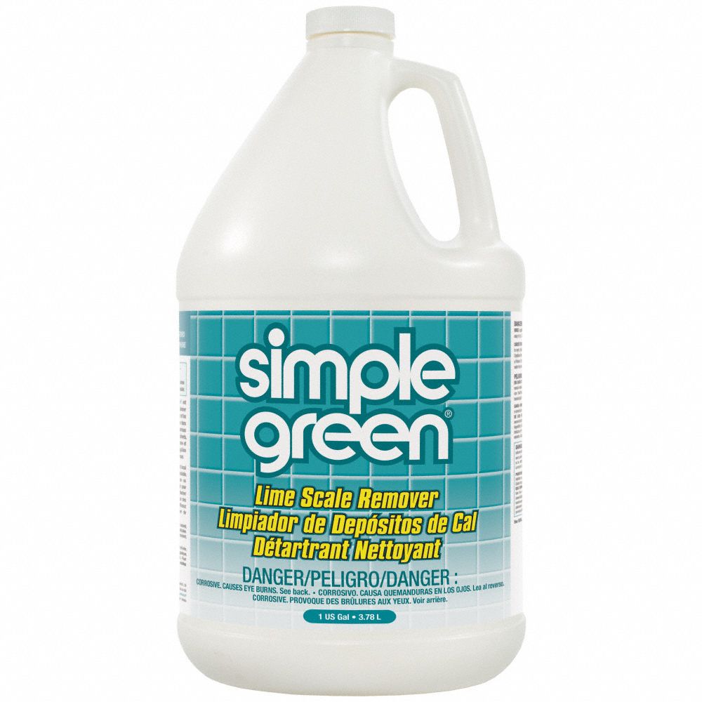 SIMPLE GREEN, Jug, 1 gal Container Size, Lime Scale Remover - 3UP44 ...