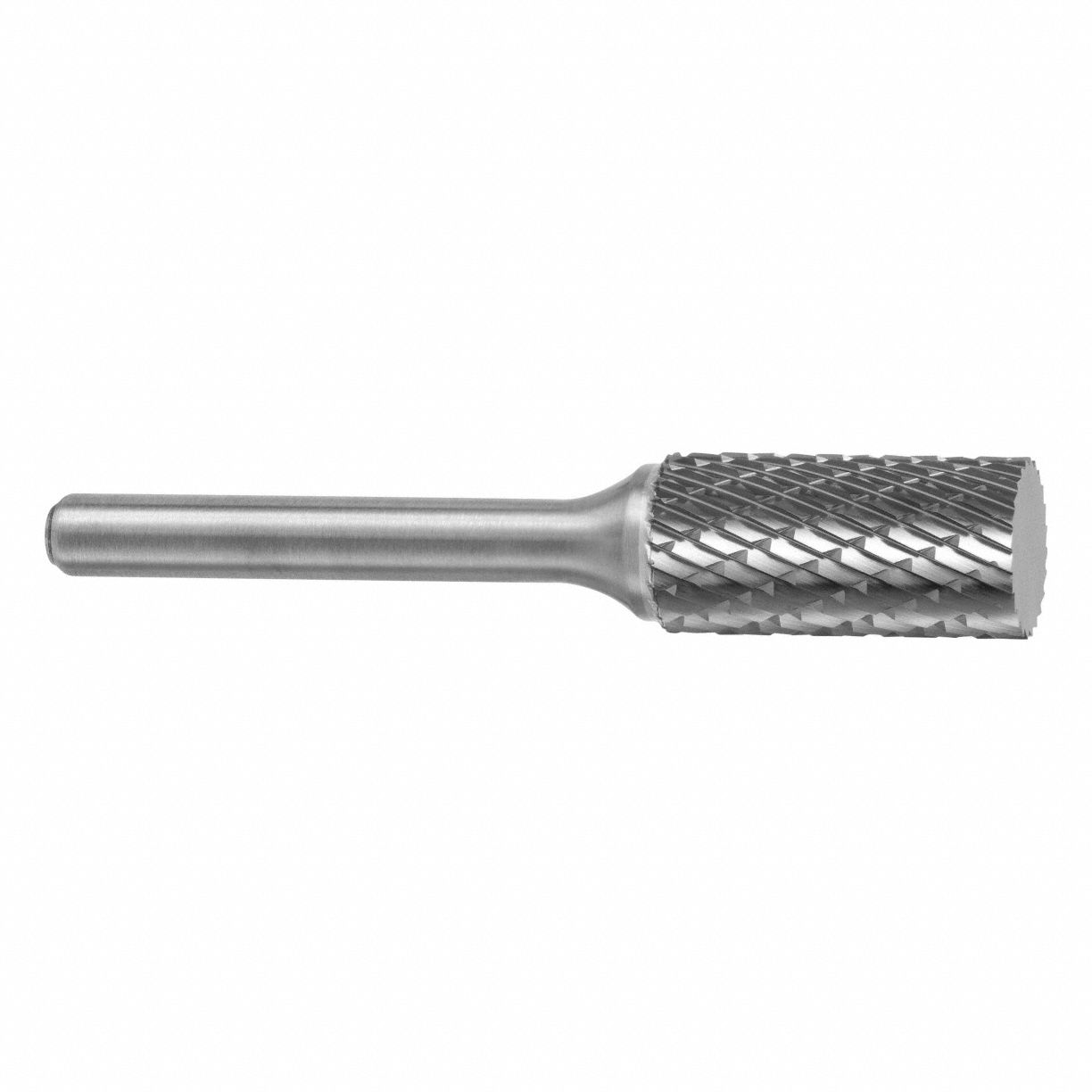 4-Pack SGS 10928 Carbide Cylinder Burrs - Flat End Cut, 3/8" X 2-3/4", SB-3