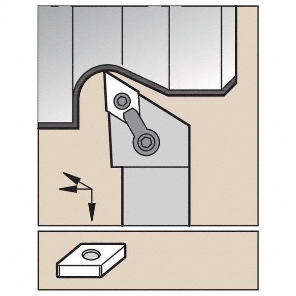 Indexable Toolholder, MDJN,