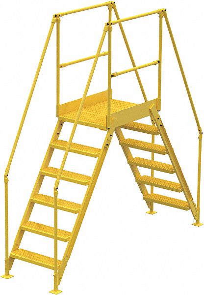 LADDER CROSS-OVER 6 STEPS 56IN