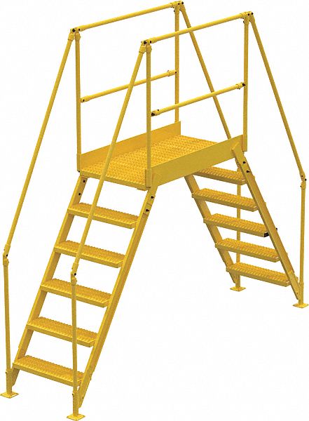 LADDER CROSS-OVER 6 STEPS 56IN