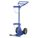 CYLINDER HAND TRUCK, BLUE, 500 LB LOAD CAPACITY, U-SHAPE HANDLE, FOR USE WITH CYLINDER