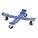 ADJUSTABLE MOBILE DRUM DOLLY, BLUE, FOR USE WITH DRUM, 1000 LB CAP