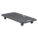 FIBREWOOD DOLLY, BLACK, 700 LB LOAD CAPACITY, 3 IN CASTER WHEEL DIAMETER, 700 LB LOAD CAPACITY