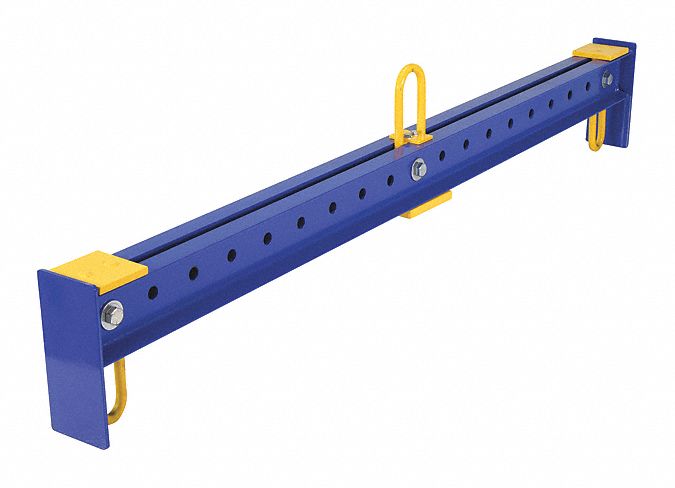 ECONOMY SPREADER BEAM, 16 1/2 IN H X 78 IN L, 2,500 LB LOAD LIMIT, ADJUSTABLE