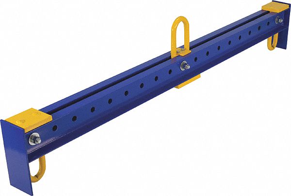 SPREADER BEAM, SPREADER BEAM, 4,000 LB WORKING LOAD LIMIT, ADJUSTABLE, 78 IN OVERALL L