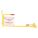UNIVERSAL STEEL RAIL CHOCK, YELLOW, STEEL