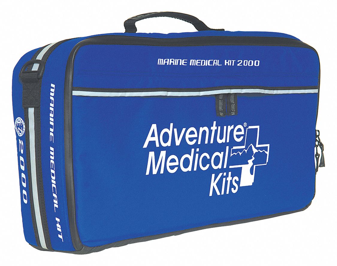 Emergency Medical Kit,  1 to 12 People Served,  Number of Components 593,  Number of Pockets 8