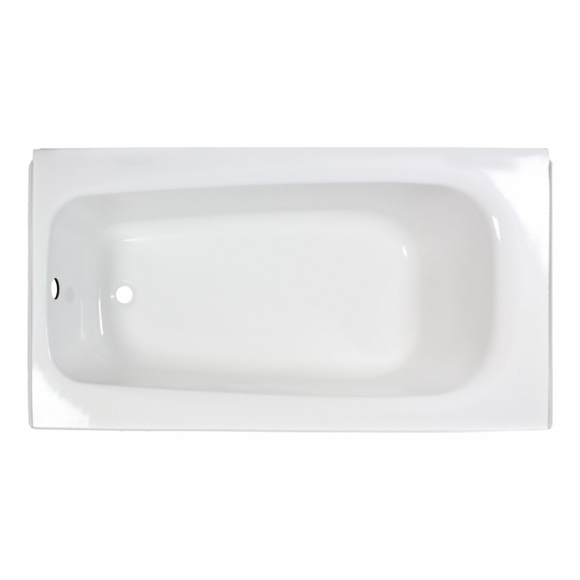 Soaking Tub White 60inLx32inWx17-3/4inH