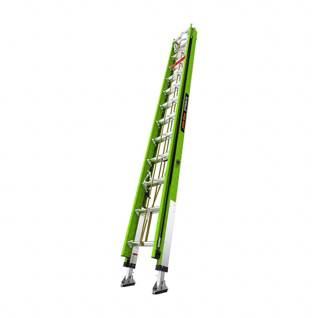 LITTLE GIANT, 24 ft Ladder Size, Fiberglass, Extension Ladder - 824WC2 ...