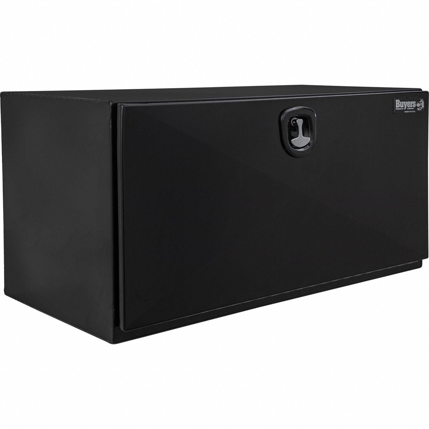 Underbody: Underbody Truck Box, Single Drop-Down Door Door, 24 in Overall Dp, Black