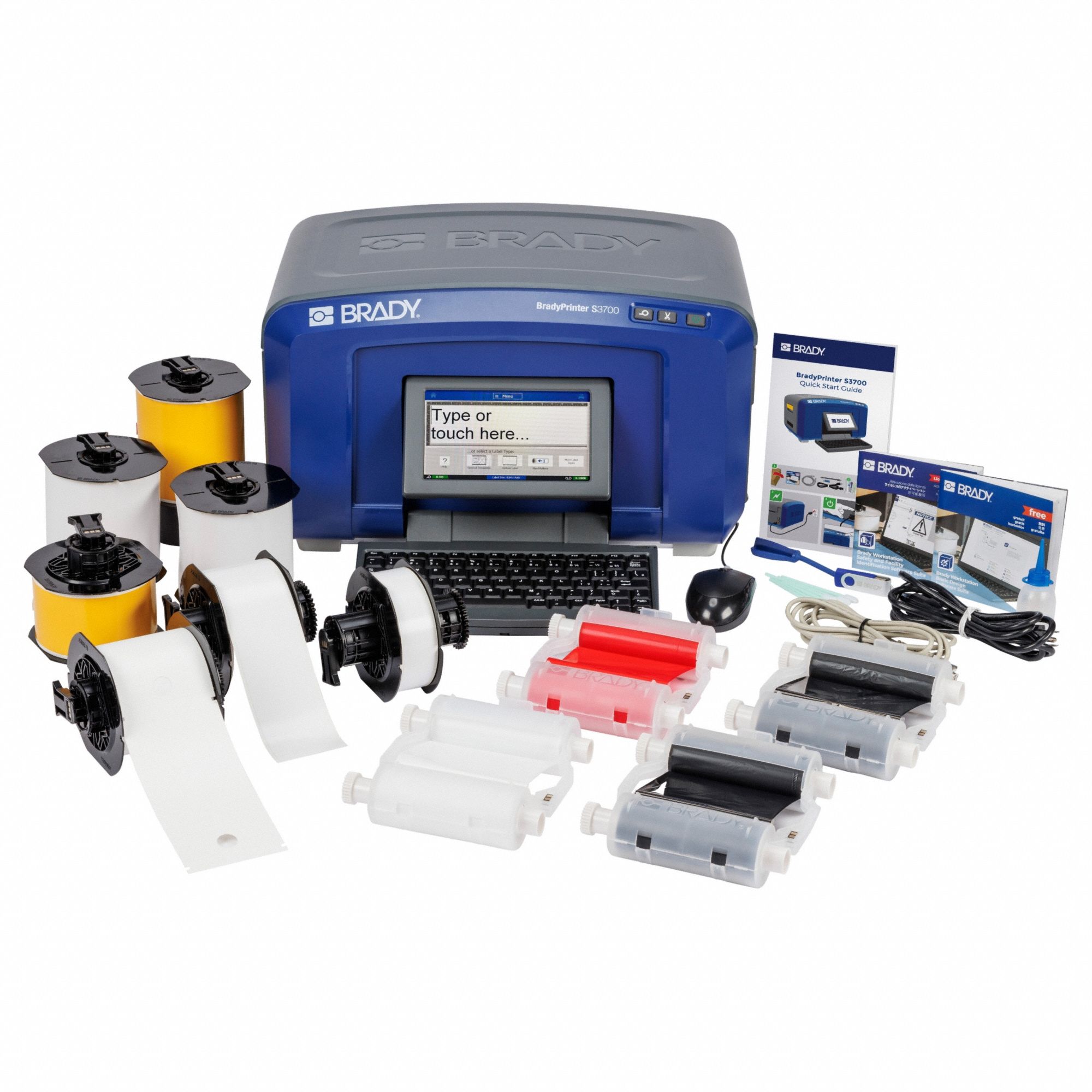 Desktop Printer: Printer and Label, Mobile Device Connected/PC Connected/Standalone, Multi-Color