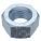 HEX NUT, M24-3.00 THREAD, 36MM HEX W, 19MM HEX H, STEEL, CLASS 8, ZINC PLATED, 10 PK