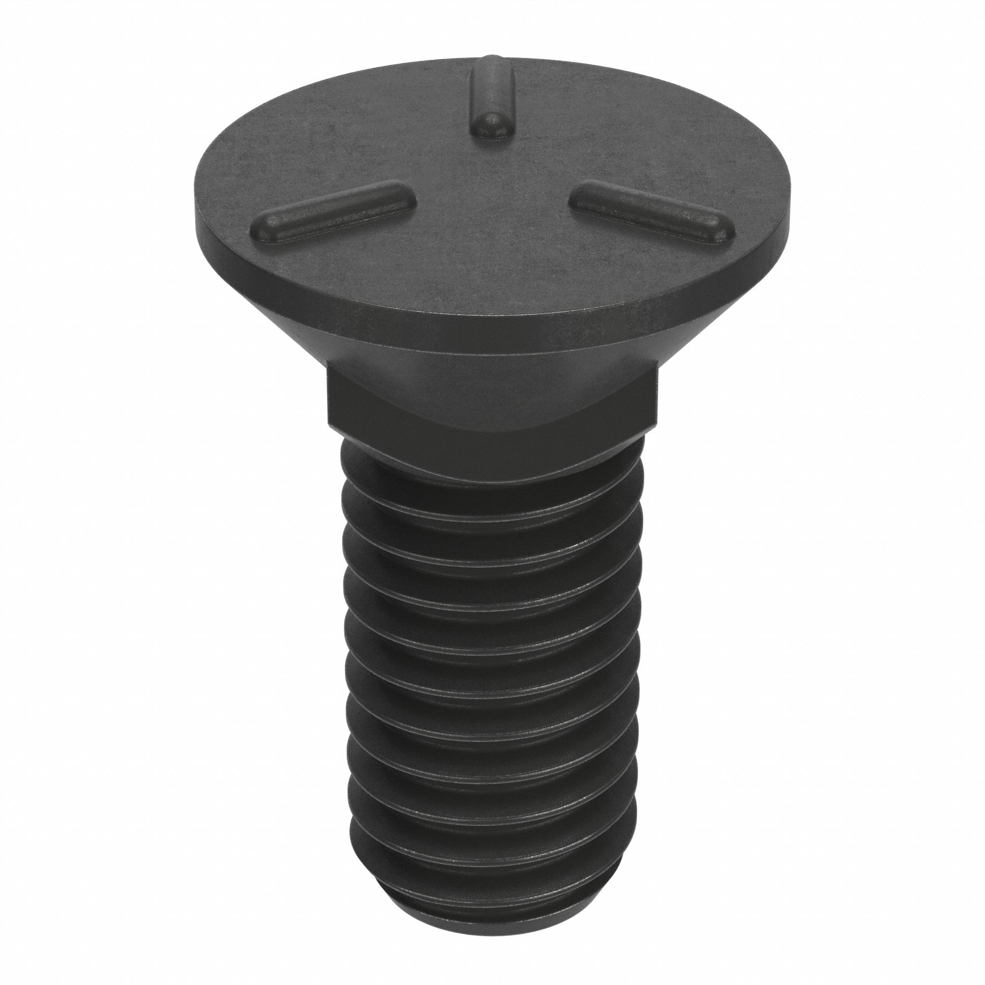 PLOW BOLT, SQUARE, STEEL, GRADE 5, BLACK OXIDE, ⅜