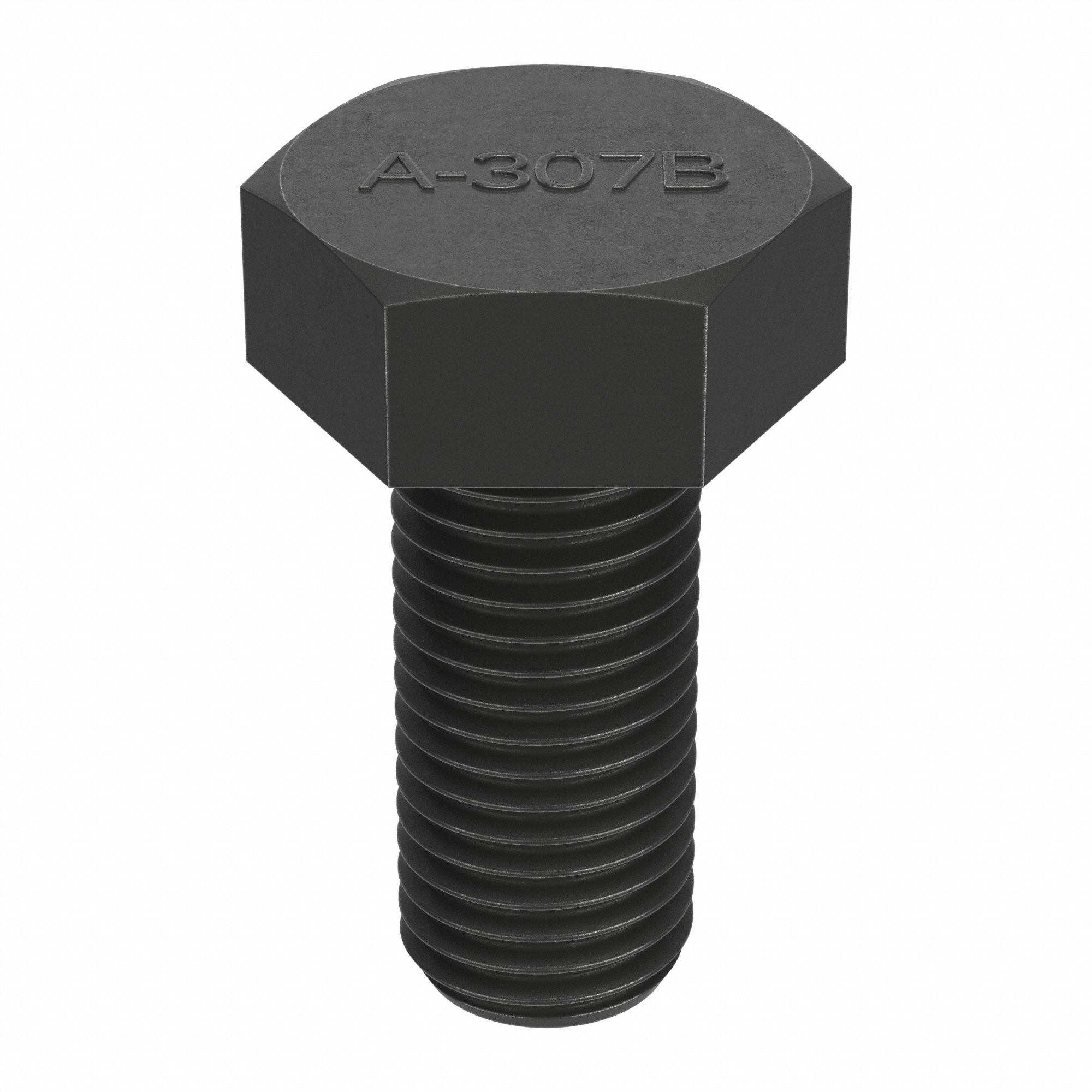 HEAVY HEX BOLT, STEEL, A307B, BLACK OXIDE, ⅞
