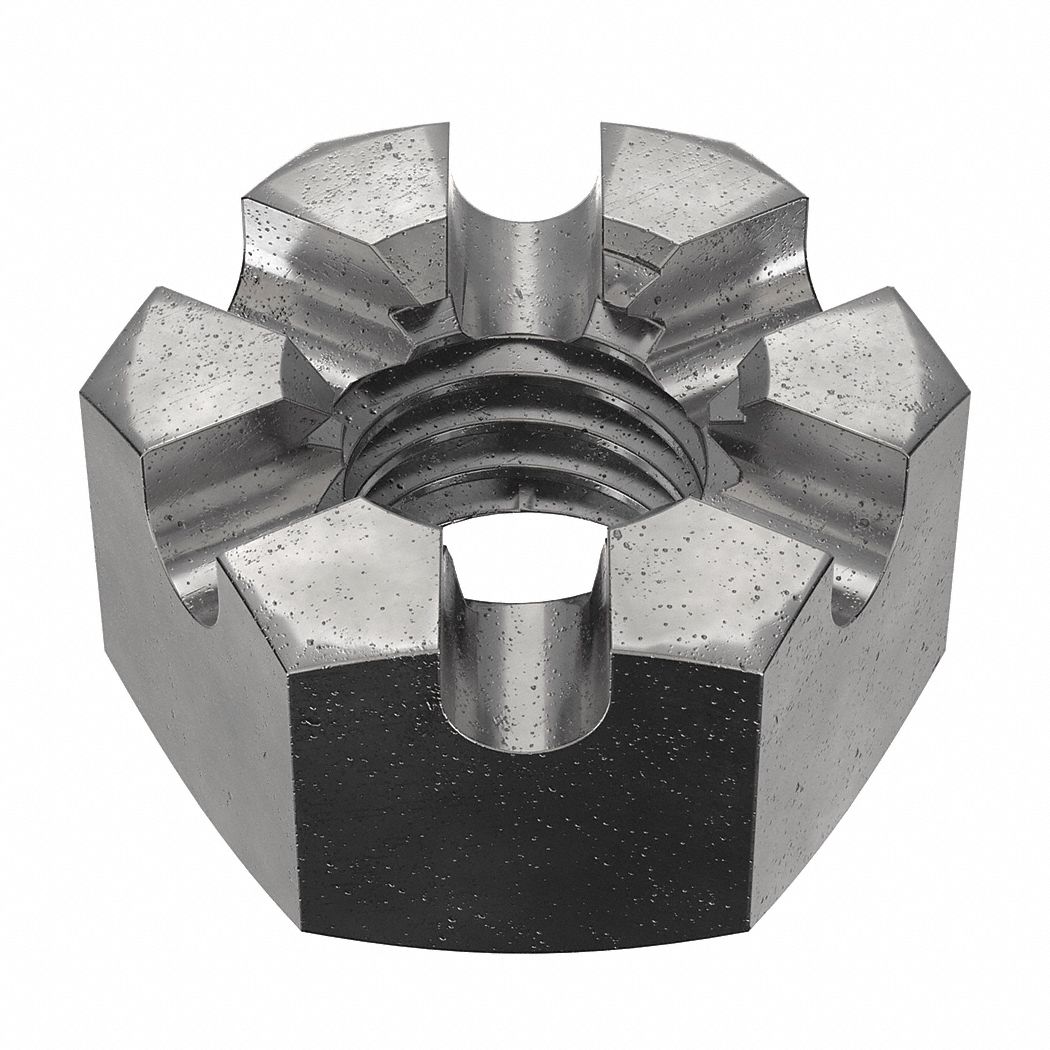Slotted Castle, 1/2"13 Thread Size, Castle Nut 178R79B12040.050.