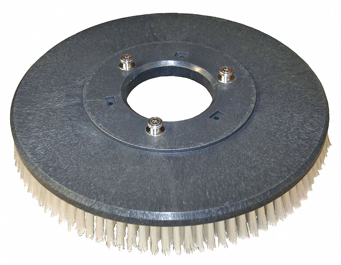 937501-2 Nobles 17 Round Cleaning, Scrubbing Rotary Brush for 17 Machine  Size, Black