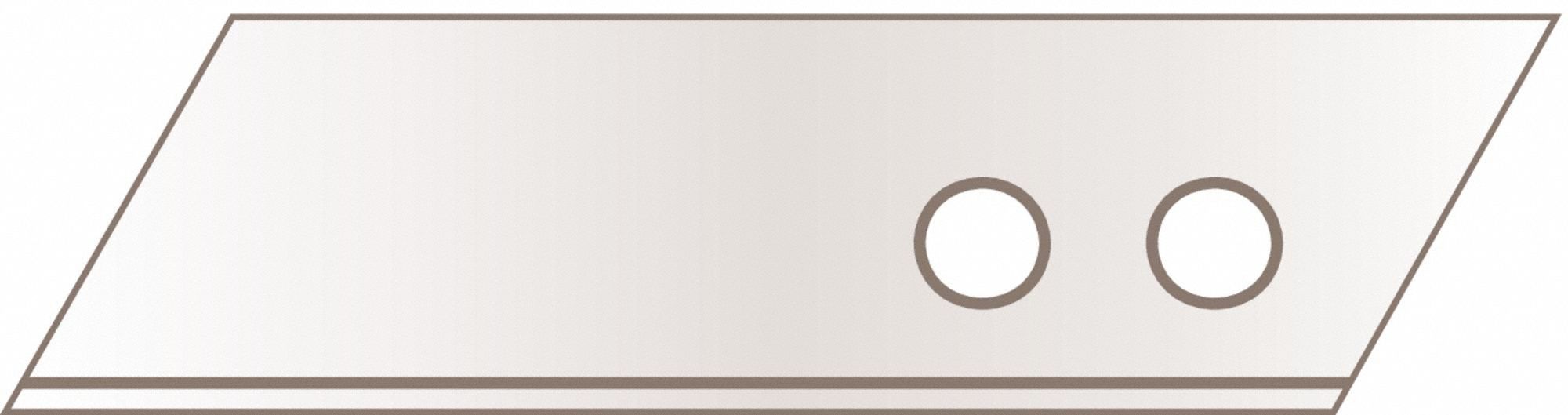 UTILITY BLADE,STAINLESS STEEL,PK100