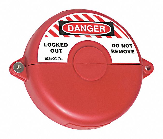 V307 Gate Valve Lockoout 5-6.5" Red