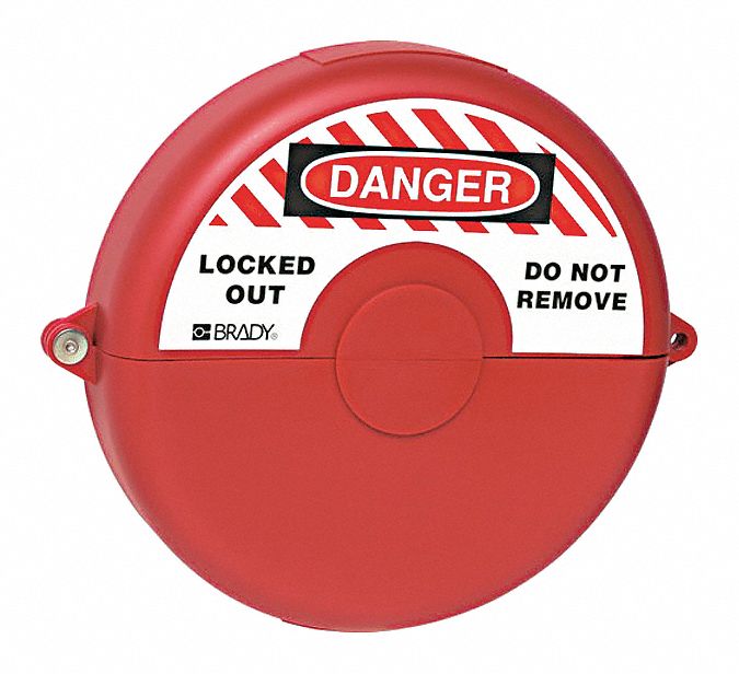 V310 Gate Valve Lockoout 6.5-10" Red