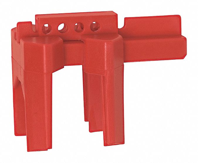 ABUS, V442 Ball Valve Lockout 0.52.5" Red 179XR5452 Grainger