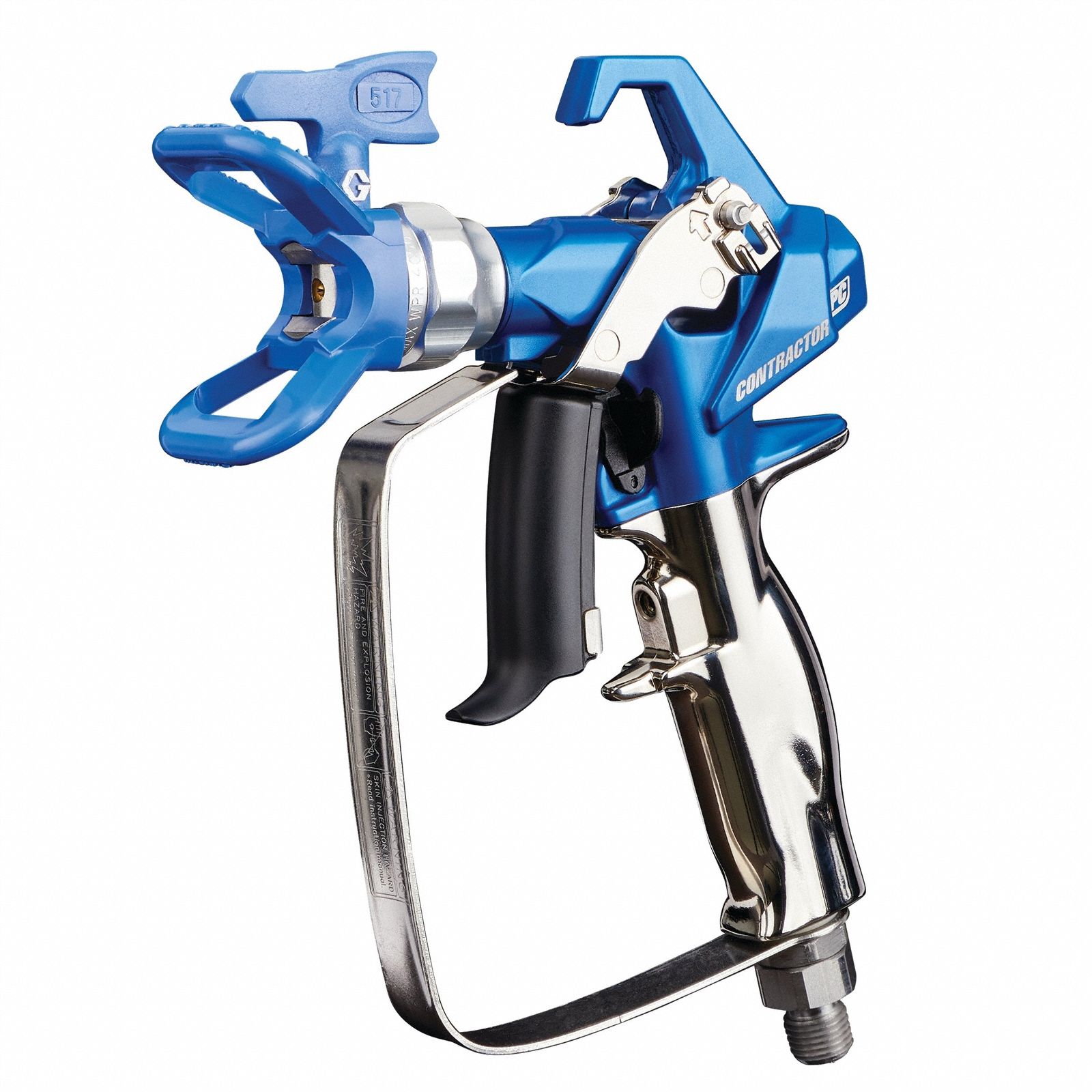 Spray Gun: Airless, 10 in to 10 in, 1/4 in Air Inlet Size, Coatings/Enamels/Lacquers/Stains