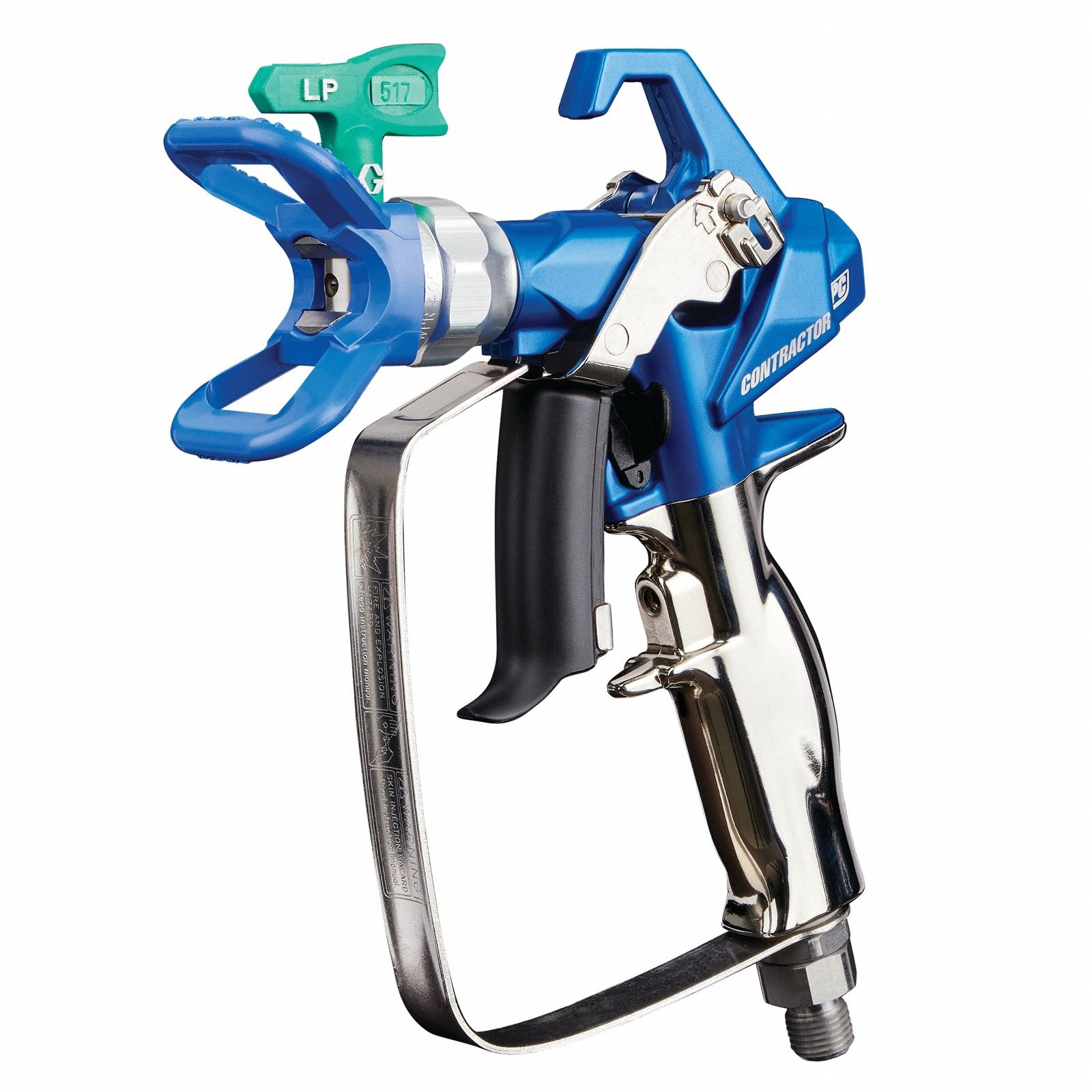 Spray Gun: Airless, 10 in to 10 in, 1/4 in Air Inlet Size, Coatings/Enamels/Lacquers/Stains