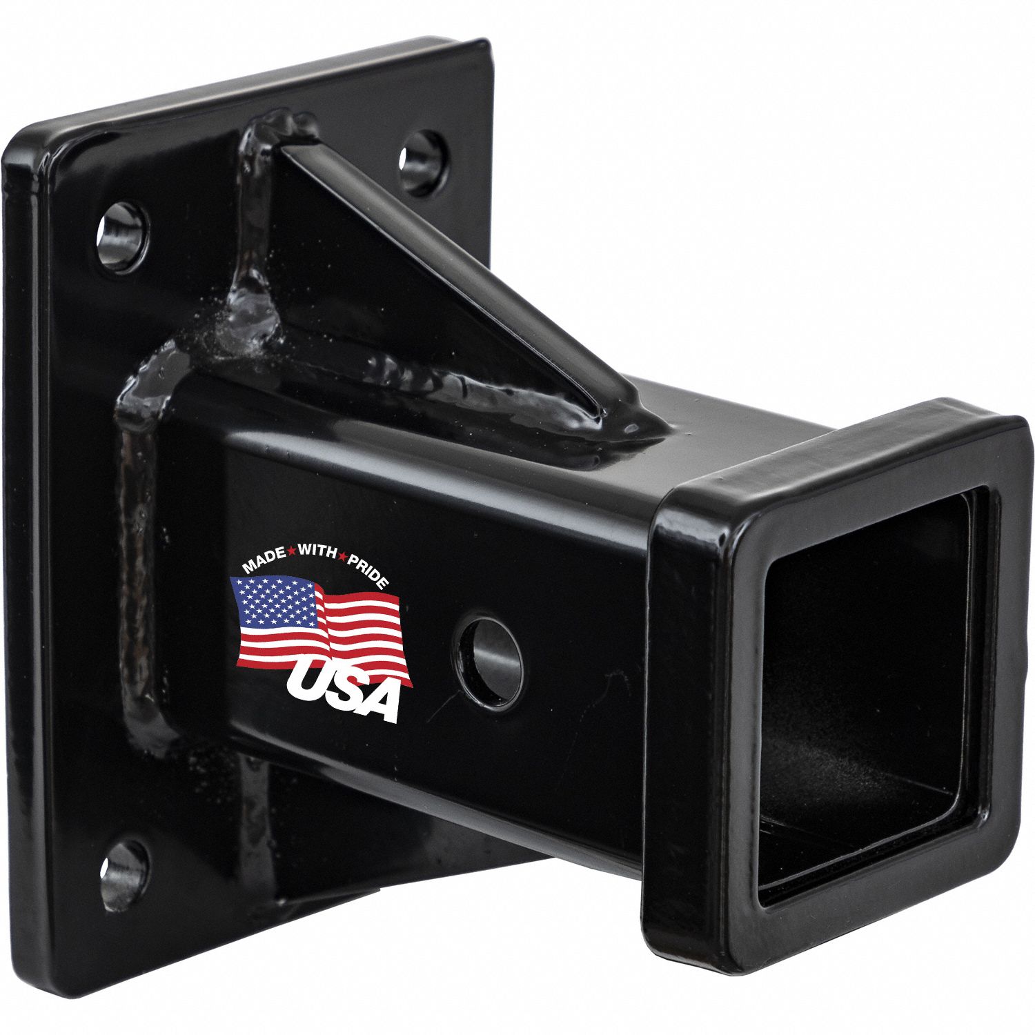 Receiver Tube: 2 1/2 in Compatible Hitch Size, 1/2 in Inside Dia, 5 in Overall Lg