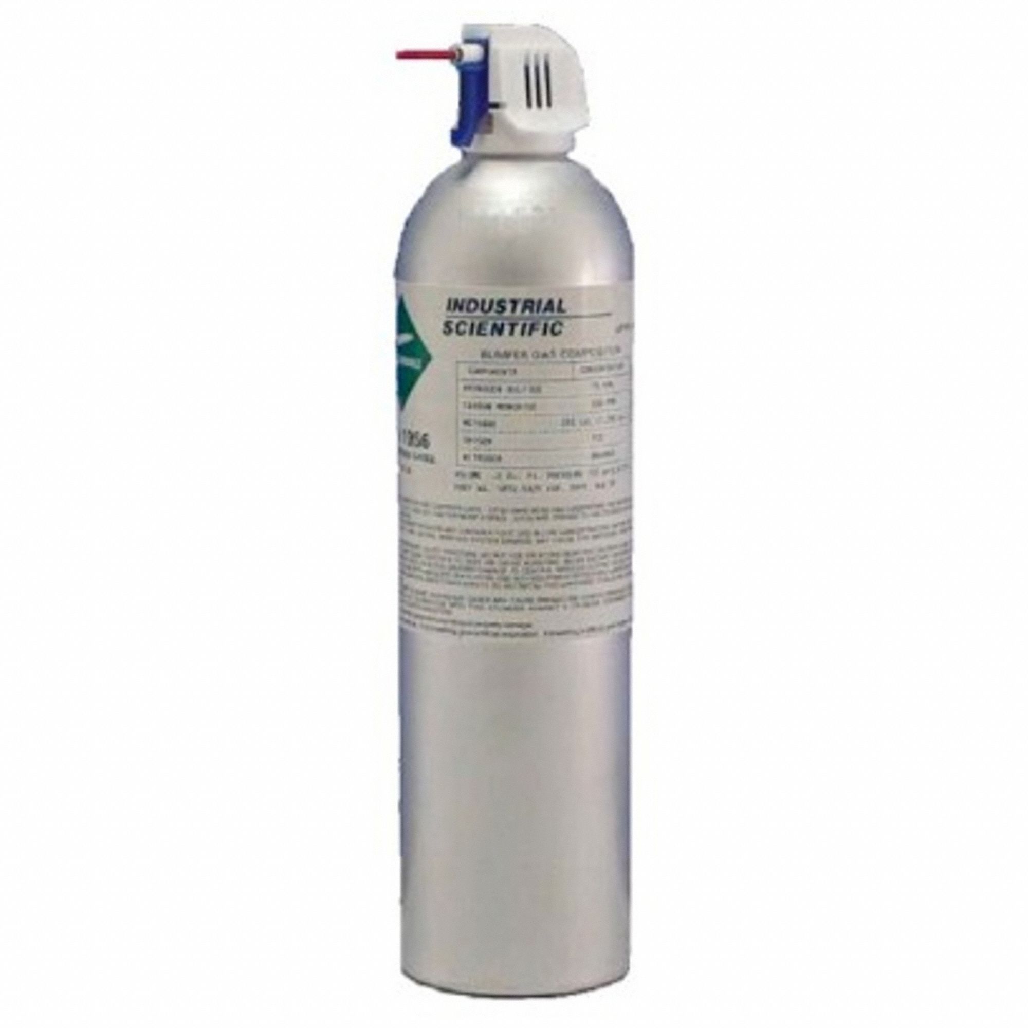 CALIBRATION GAS, NITROGEN, +/-5% ACCURACY, CH4/CO/H2S/O2, 11L