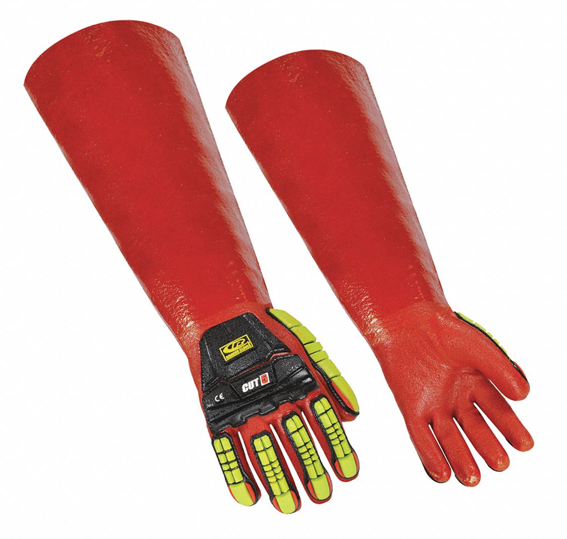 GANTS R-CHEM RESIST CHOCS,MANCHET LONGUE