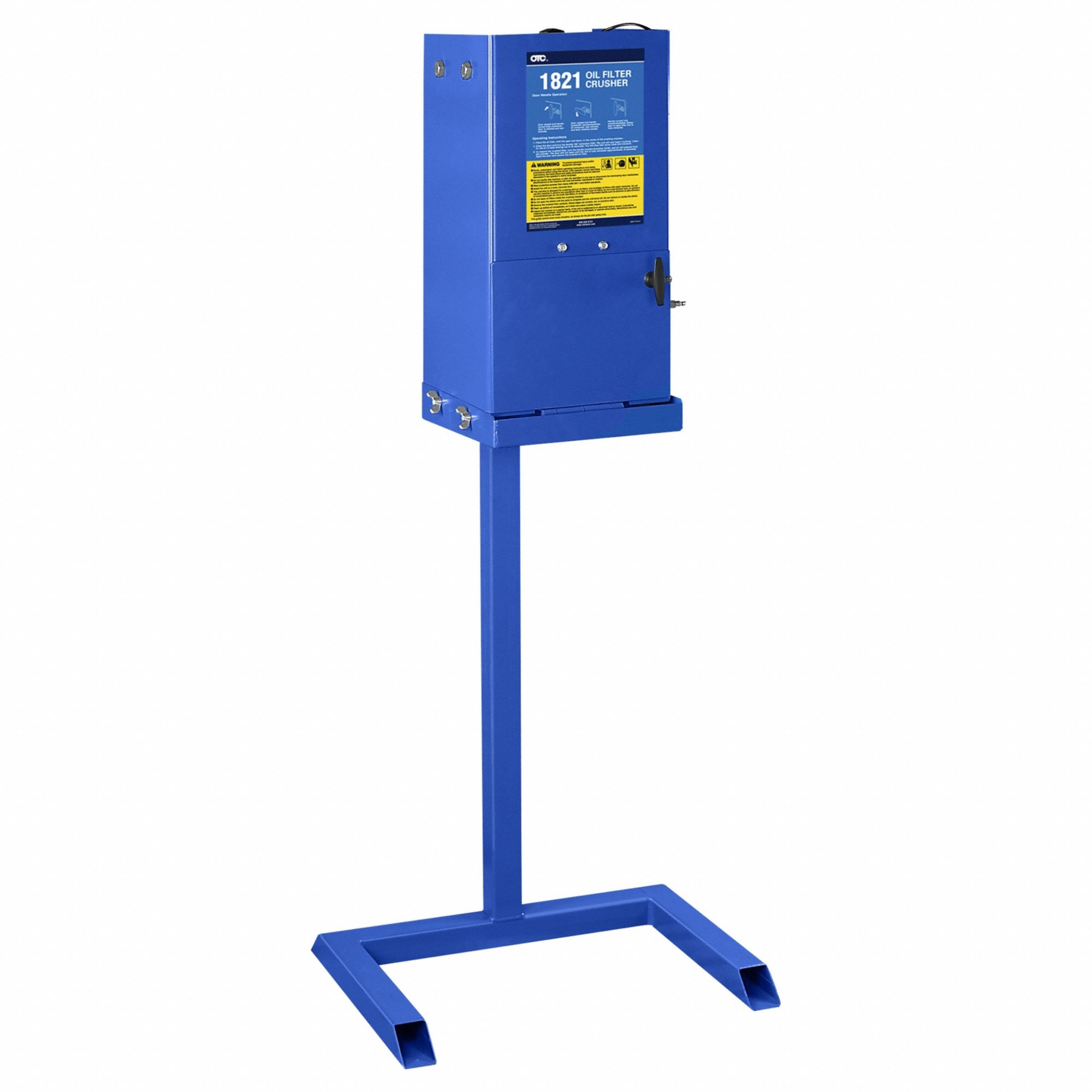 Otc air 10 ton force capacity oil filter crusher 1eap2 1821 grainger