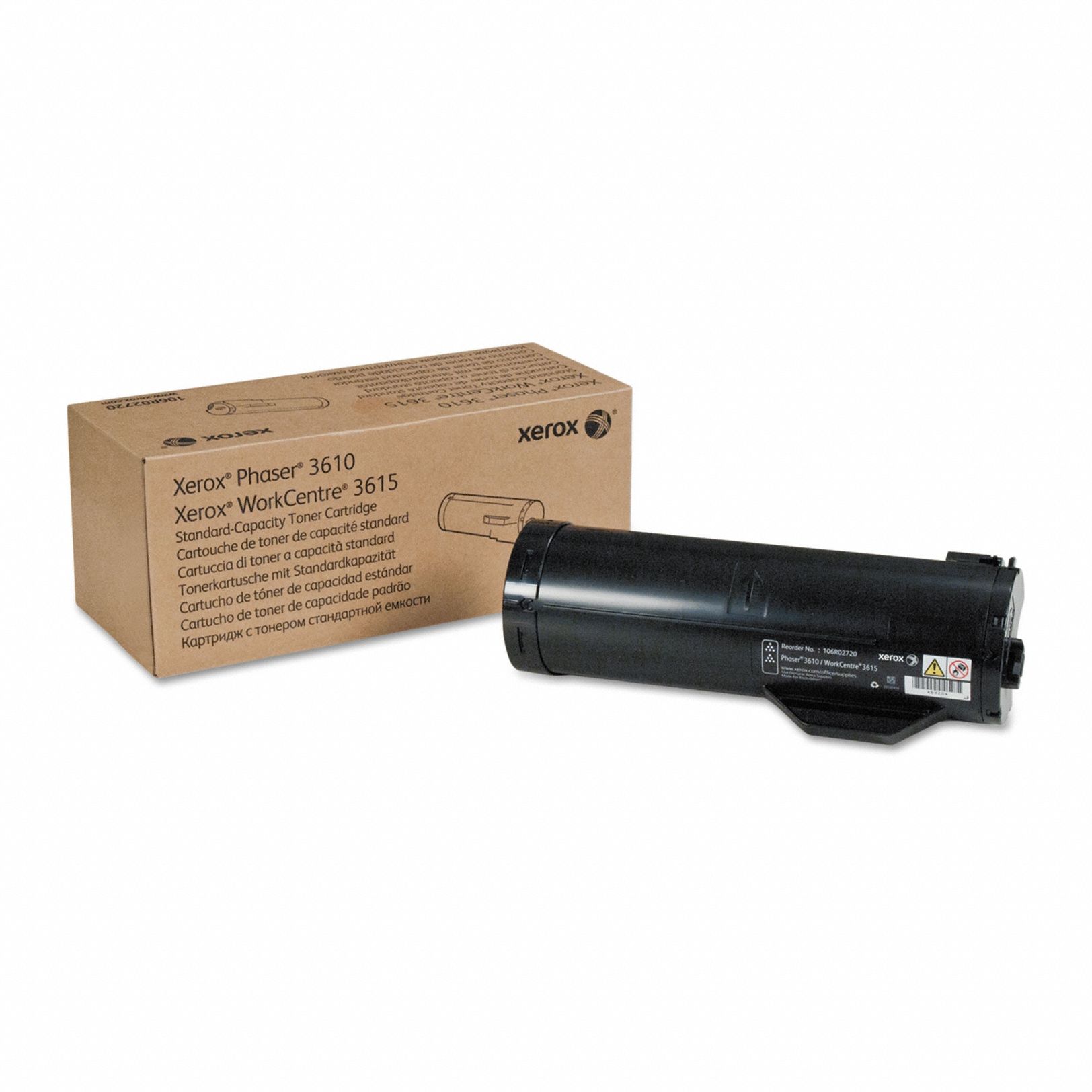 Toner Cartridge: 106R02720, Black, Black