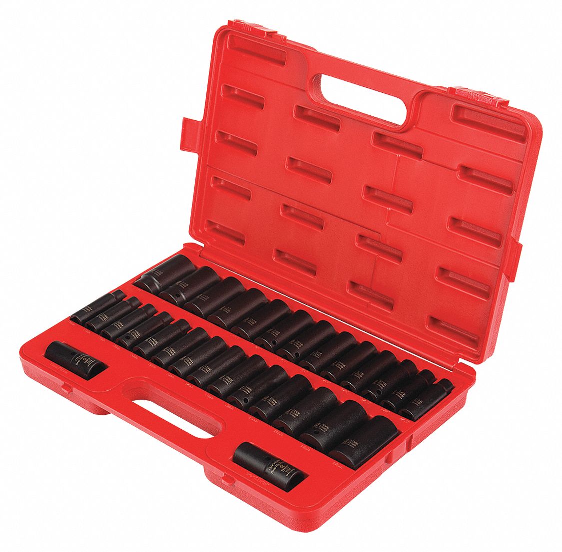 Deep Impct Sockt Set 1/2 Drv SAE/Metric