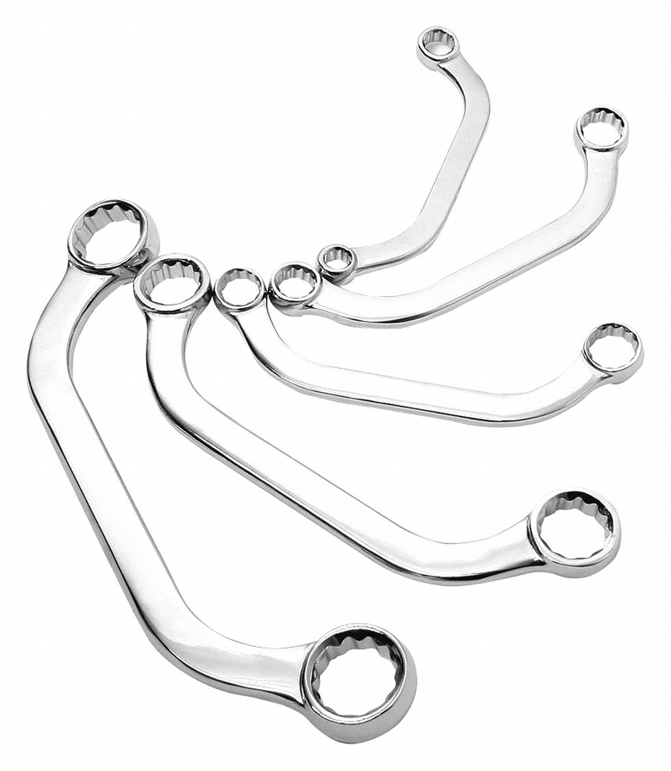 Half Moon Wrench Set SAE 5 pcs.