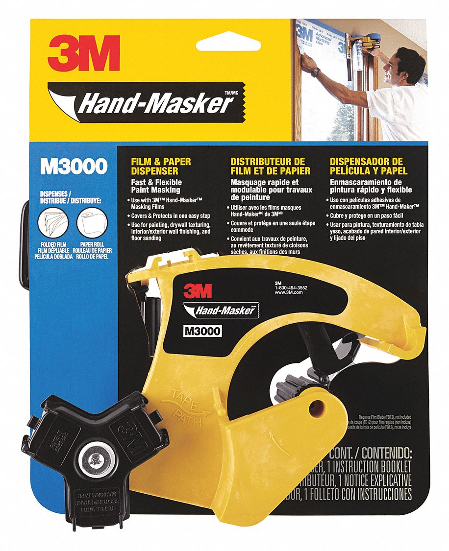 Hand-Masker Tape Dispenser,