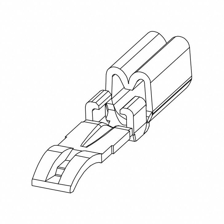 Connector Contact: PP15/45, 14 to 10 AWG, Silver, 1830G2-LPBK