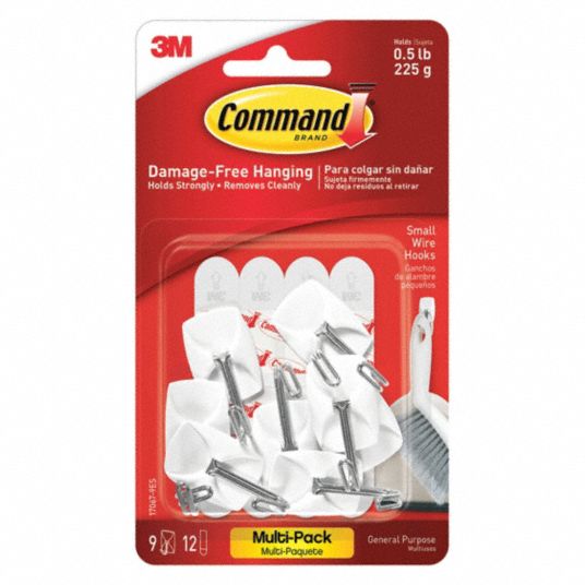 Command Wire Hooks, Small, Value Pack