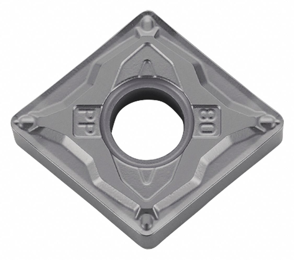 KYOCERA, Neutral, 3/16 in Thick, Diamond Turning Insert