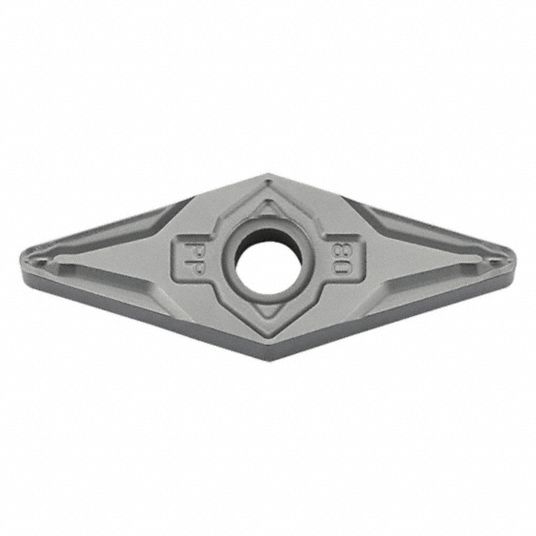 KYOCERA, Neutral, 3/16 in Thick, Diamond Turning Insert