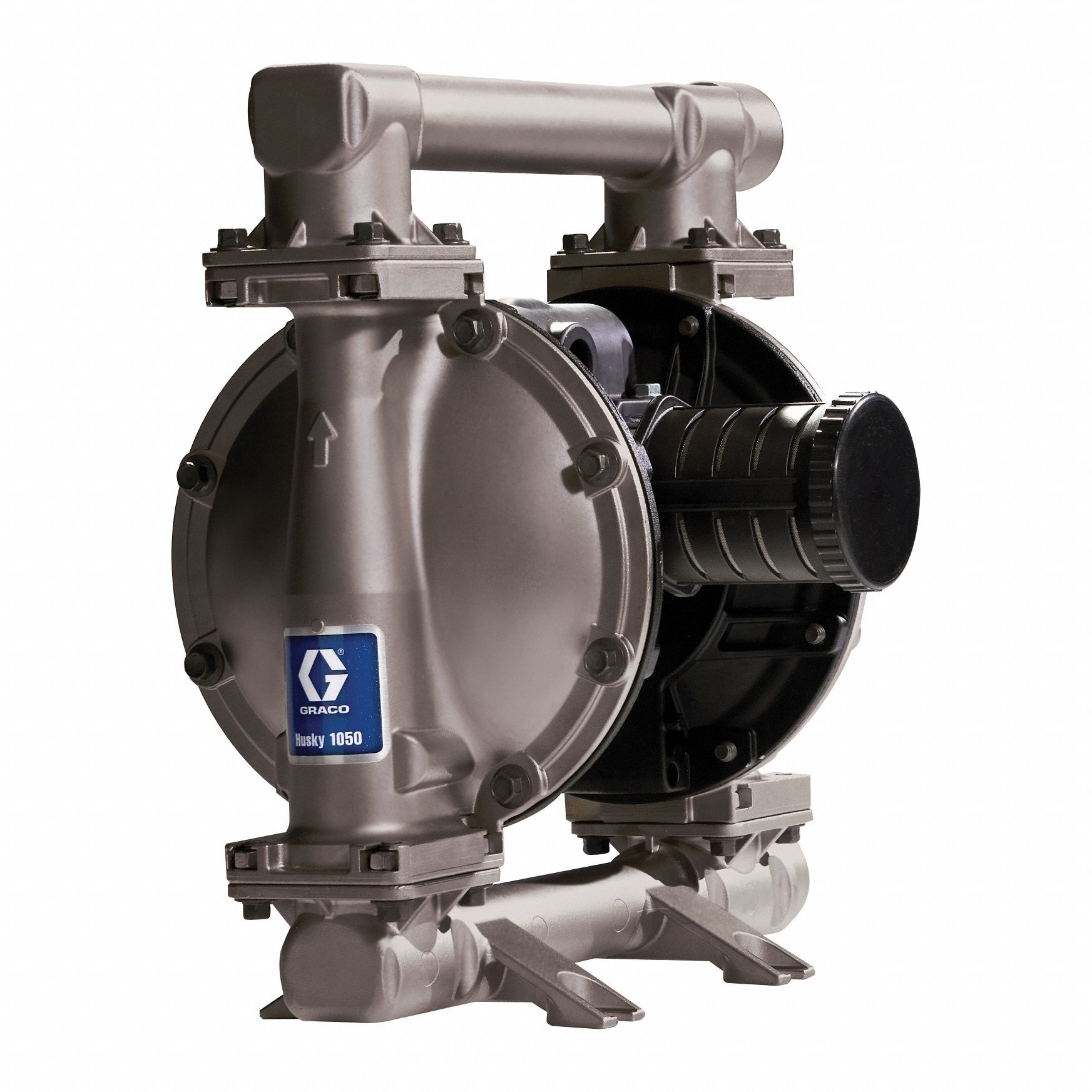 GRACO Diaphragm Pump: Stainless Steel Body, 1 in, NPT Connection, 50 gpm, Not Specified Diaphragm (MPN 651000). Key specifications — Brand: GRACO; Seat Material: SS; Check Valve Material: 316 SS; Diaphragm Material: Not Specified.