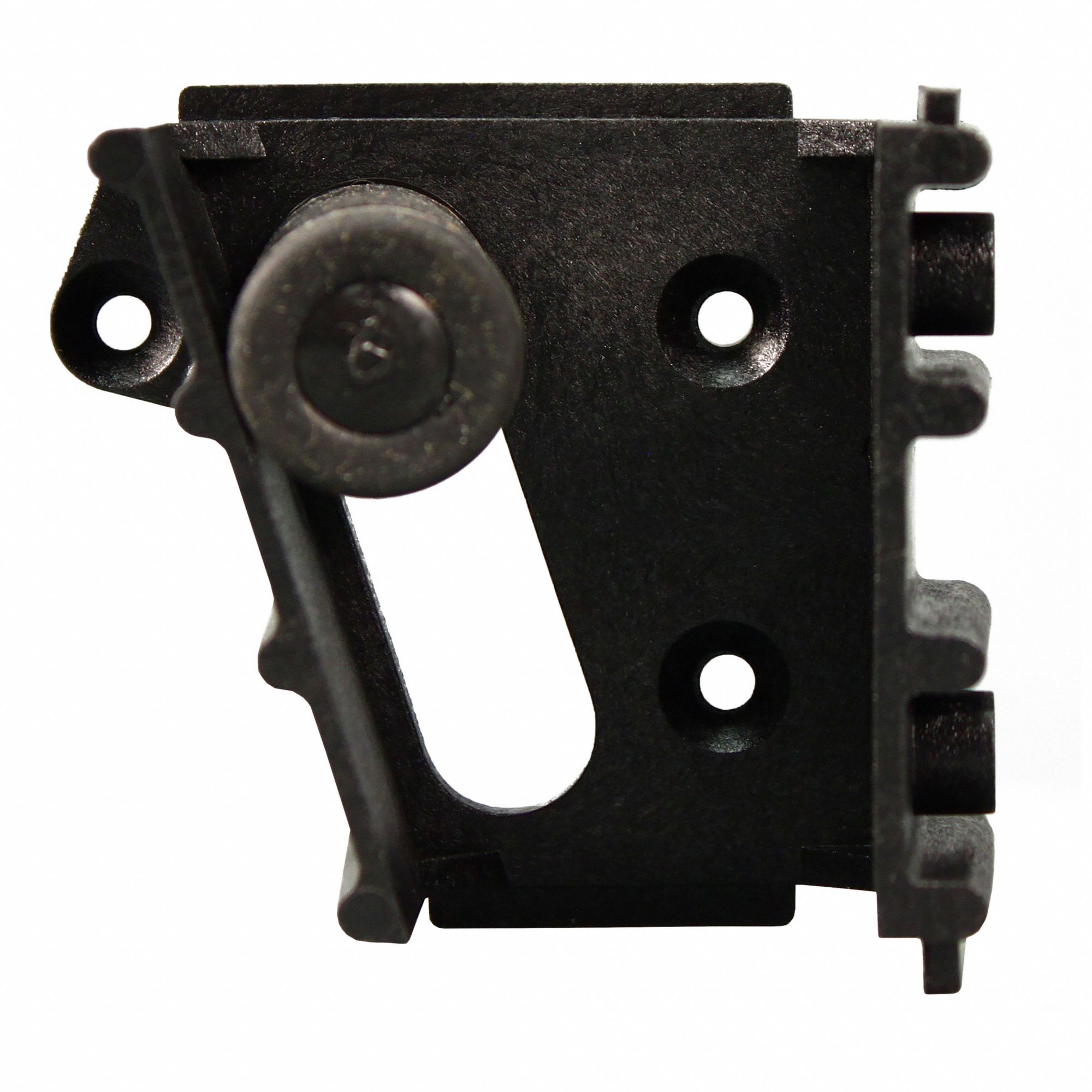 MOP AND BROOM HOLDER,2 5/8 IN L,BLACK