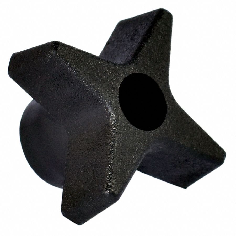 Clamping 4-Arm Knob Thru-hole M8