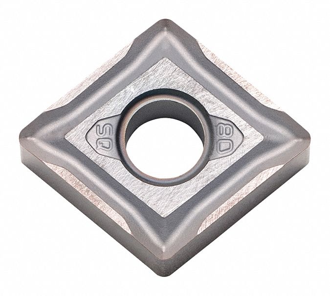 KYOCERA, Neutral, 3/16 in Thick, Diamond Turning Insert - 185HD1