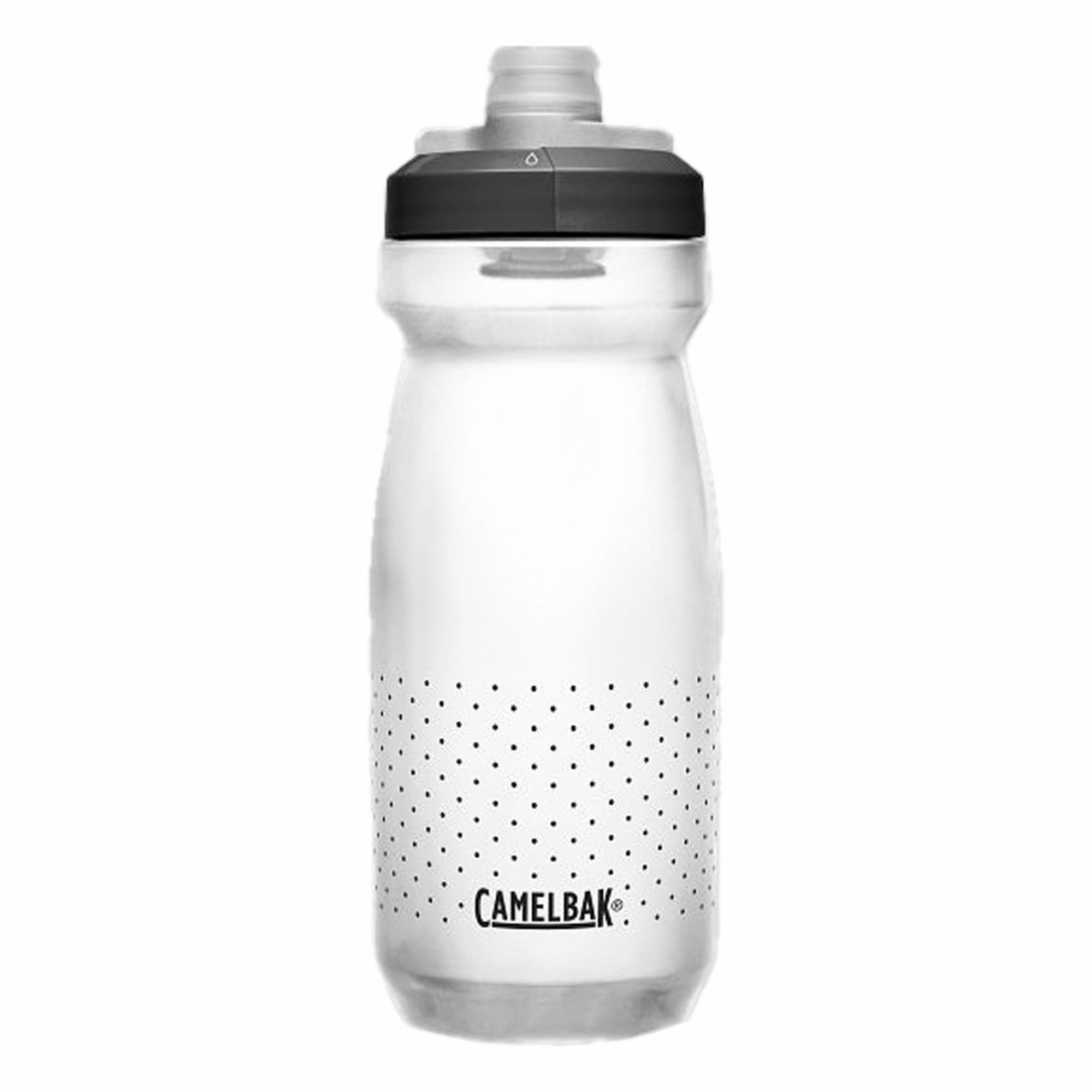 Bottle: 21 oz Capacity, Clear, Polypropylene, BPA-Free, 8 1/4 in Overall Ht, Bottle