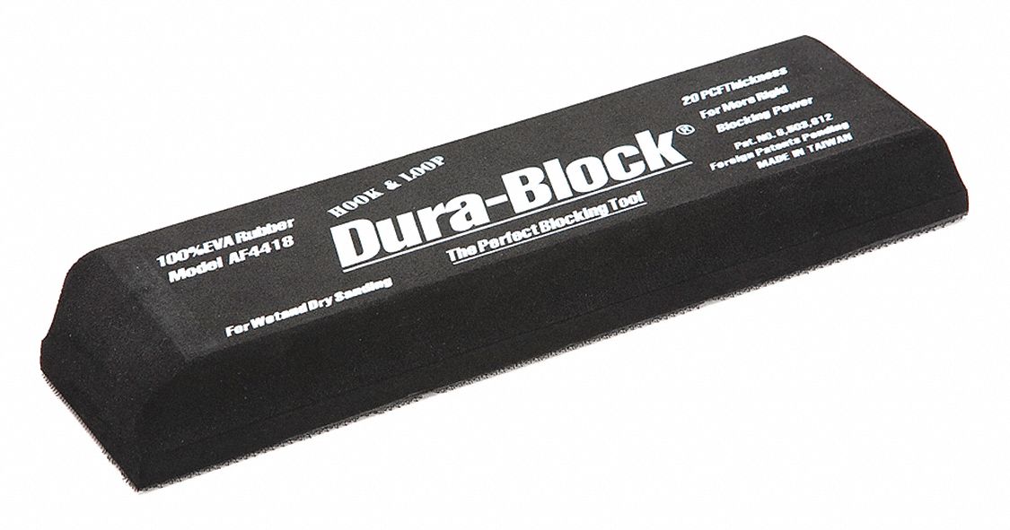 Hand Sanding Block, 2.625"x11" Grip