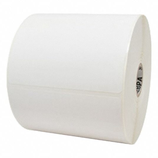 ZEBRA, 4 in Label Wd, 6 in Label Ht, Barcode Printer Labels - 896T74 ...