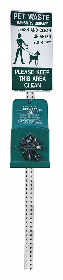 Pet Station Waste Bags Pickup Sign Poly